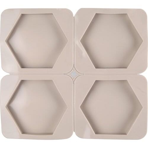 DIY Silicone Clay Aromatherapy Tablets Mold Hexagon Shape Crafts Hanging Ornaments Wax Molds Flower Soap Mould Craft Accessories