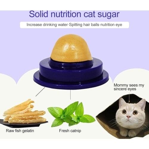 Healthy Nutrition Pet Snacks Licking Fixed Cat Candy Healthy Snack Ball Nutrition Gel Energy Ball Increase Pet SuppliesToy