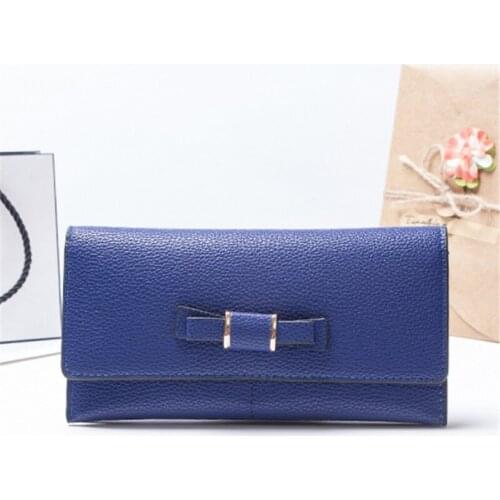 Women Purse Bow Designer Ladies Wallet Many Departments Female Wallets With Card Holder Phone Coin Money Pocket