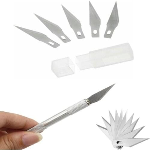 11# Blades Craft Artwork Cutting Knife DIY Carving Knife Stencil Scoring Hobby Chiseling Model Repairing Sculpture Scalpel Knife