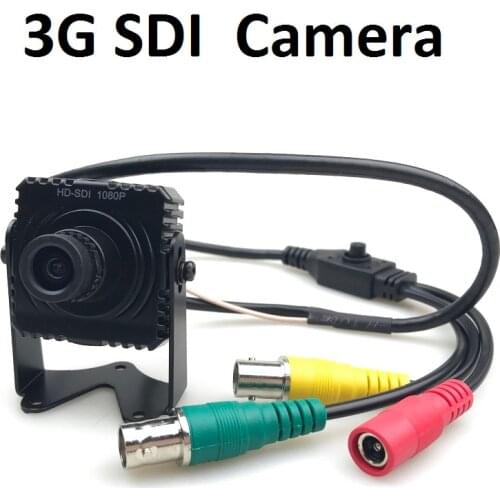 CCTV Industrial 3G SDI 2.0MP 1080P 50i/60i 60fps/50fps Lens 3.6mmSecurity mini Square Box SDI Cameras