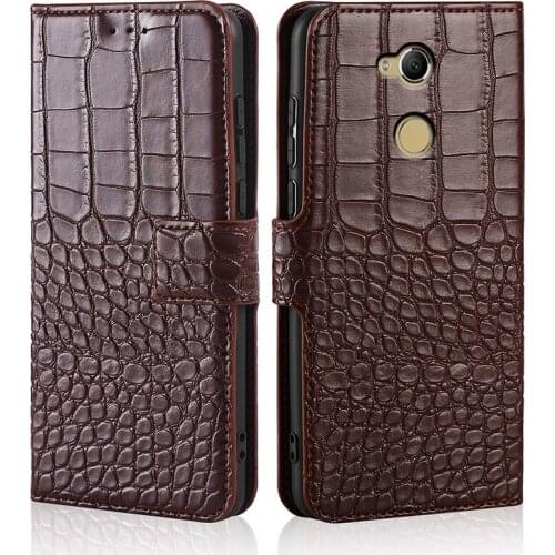 For Sony Xperia XA2 Plus case Flip Crocodile texture Leather Phone Card Holder Stand Cover for Sony XA2 Plus Case Wallet Coque
