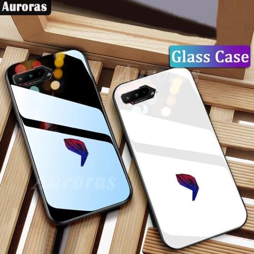 Auroras For ASUS Rog Phone 5 Case Tempered Glass Hard Back Cover For ASUS Rog 3 Case Shockproof Coques Fundas Case