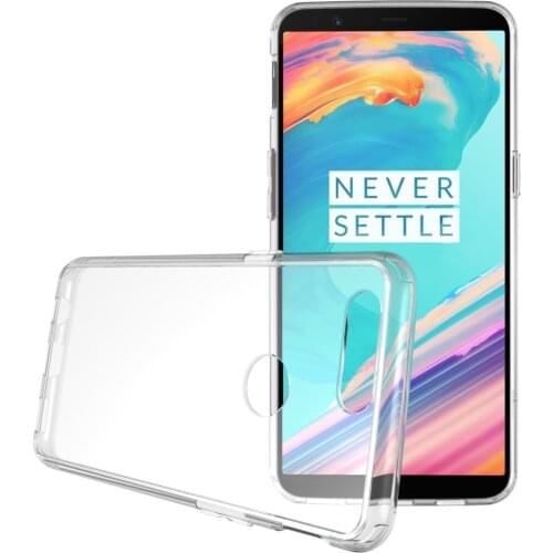 Transparent Shockproof Silicone Slim Phone Case for OnePlus 5 5T One Plus 5T Soft Clear TPU Ultrathin Durable Offical Back Cover