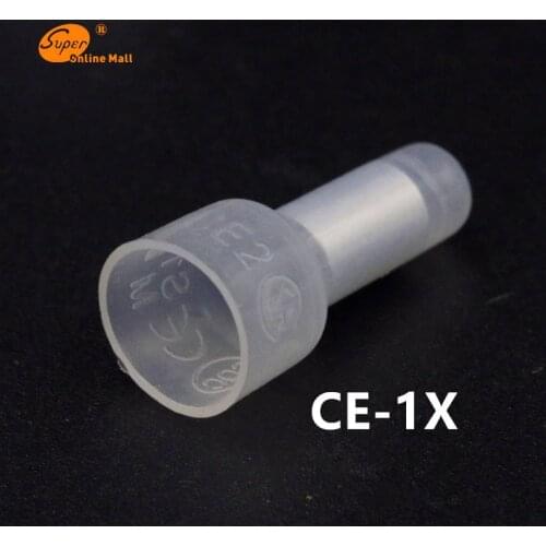 CE-1X Wire connector terminals pacifiers line cap aluminum terminal Applicable connect 0.5 square wire conectores elect