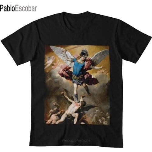 St Michael The Archangel Artwork T shirt st michael graphic print angel angels archangels saints saint saint michael