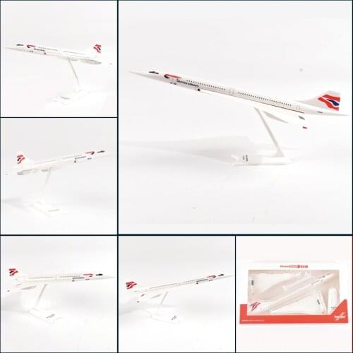 JASON TUTU 25CM 1/250 Scale British Concorde United Arab Emirates Lufthansa Plane Model Airplane Model Aircraft Assemble Plastic
