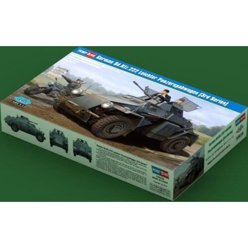 Hobbyboss model 83816 Model 1/35 German Sd. Kfz 222 (3rd Series) Leichter 2cm