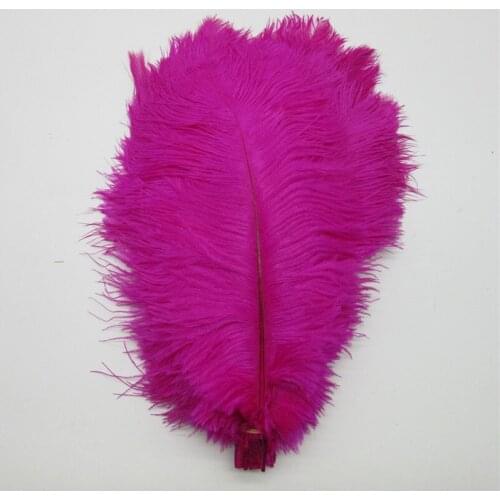 Wholesale Natural Ostrich Feathers 15-65CM 6-28Inch DIY Carnival Decor Party Wedding Decorations Rose Red Ostrich Feather plumes