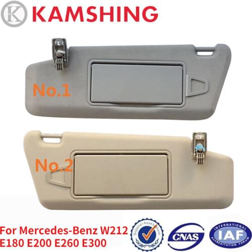CAPQX For Mercedes-Benz W212 E180 E200 E260 E300 Front Visor Interior Sunvisor Sun Shield Antidazzle Shield Sunshade With Mirror