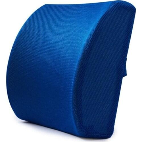 Car Cushion Lumbar Support Cushion Office Chair Low Back Pain Pillow Memory Foam Posture Correction Seat