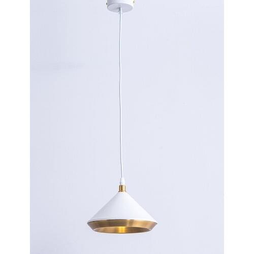 Nordic modern metal chandeliers simple table creative personality single head restaurant bar industrial led lighting fixture