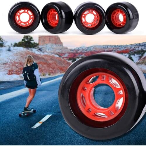 4Pcs Super Elastic Skateboard Wheel 70x42mm 83A Polyurethane Wheel Durable Wear-resistant Stable Longboard Wheel#W