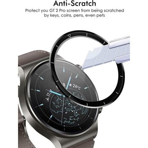 3pcs Tempered Glass For Huawei Watch GT 2 Pro Smartwatch Screen Protective Film Waterproof Anti-Scratch Glass 2.5D For GT2 Pro