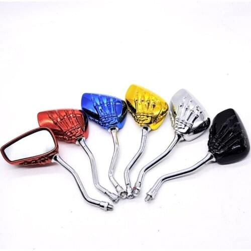 2Pcs Motorcycle Rear View Mirrors Wide Range Back Sight Reflector Universal Motorcycle Rearview Mirror