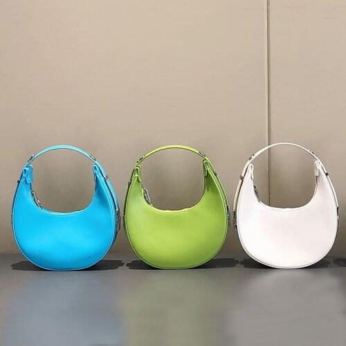 Strap Extensible Half Moon Shoulder Bag Womens Handbag Leather Luxury Designer High Quality Hobos Cheap Bag With Free Shipping