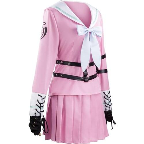 S-2XL Danganronpa V3 Killing Harmony Iruma Miu Rabbit Halloween Women Cosplay Costume JK School Uniform Sailor Suit