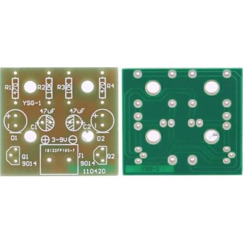 1Set Electronic DIY Making Kits Flashing Lamp Electronic Circuit Board Parts E56B