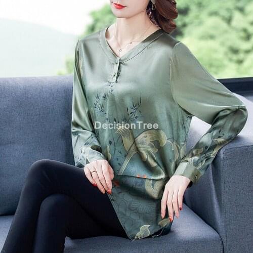 2021 chinese style tops silk qipao tops chinese ladies chinese vintage clothing cheongsam tops folk costume cheongsam top