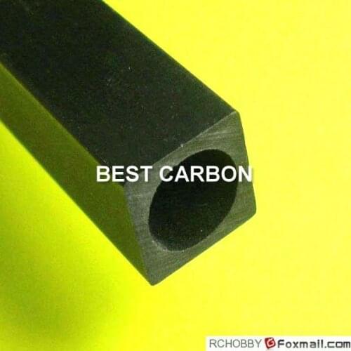 5pcs of 8.0mm x 6.5mm x 1000mm Square Pultruded Carbon Fiber Tube