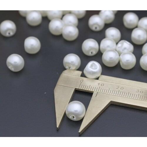 50pcs Mother of Pearl Buttons 10mm Round Button Craft Buttons Bulk Scrapbooking Products Handmade Accessories zk0270