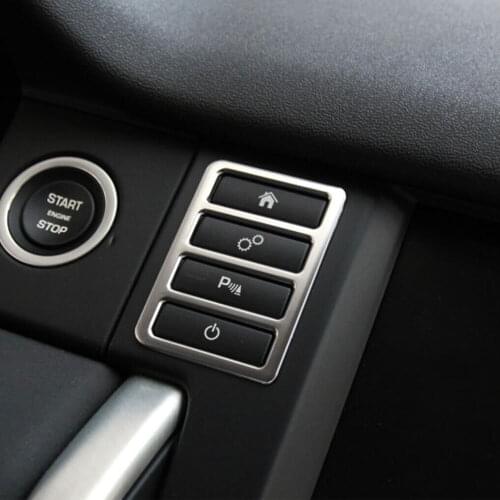 ABS Console Multi-function Control Button Cover Trim Frame Decoration For 2015 Land Rover Discovery Sport Car Styling