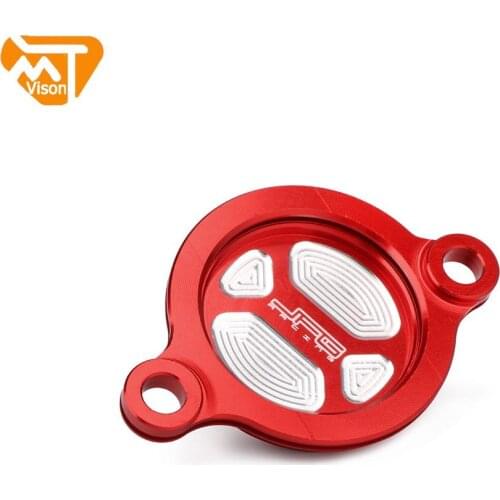 Motorcycle Aluminum Oil Filter Cap Cover For HONDA CRF450R 2017-2021 CRF450RX 2017-2021 CRF 450R 450RX