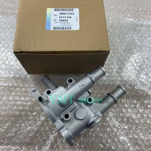 Aluminum Thermostat Housing Cover For Chevrolet Chevy Cruze Aveo Orlando Opel Astra Zafira Signum Moka OE# 96984103 96817255