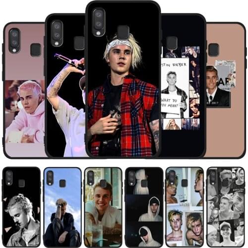 Justin Bieber black Phone Case For Samsung A10 M10 A20 A30 A40 A50 A30S M20 M30 M30S M40 A60 A01 A21 A31 A51 A71 A20E