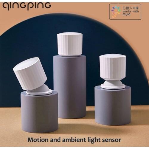 Qingping Cleargrass Motion And Ambient Light Sensor Movement And Light Detector Bluetooth 5.0 Magnetic Base Work For Mihome App