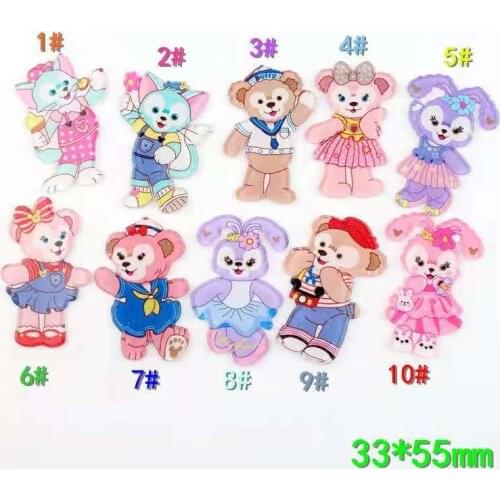 Cartoon Bear Rabbit Jewelry Accessories ChildrenS Hair Accessories Hair Rope Accessories Diy Earrings Brooch Refrigerator Patch