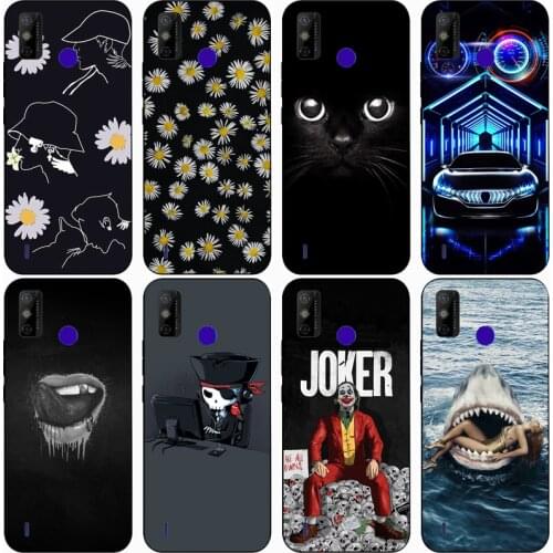 For ZTE Blade A51 Case Rose Wolf Cute Patterned Cover Soft Silicon Phone Case for ZTE Blade A71 for Blade A7S 2020 Top Quality