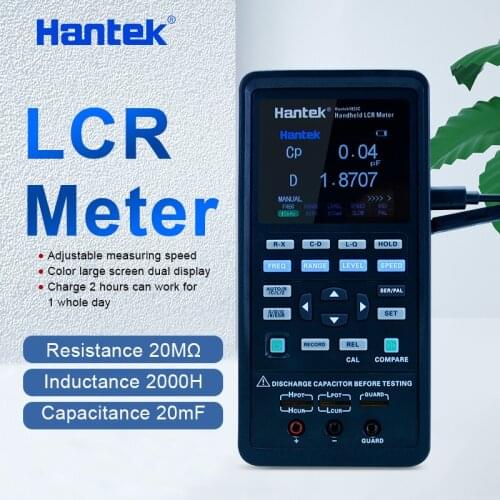 Hantek1832C/Hantek1833C Digital LCR Meter Portable Handeld Inductance Capacitance Resistance Measurement Tester Tools
