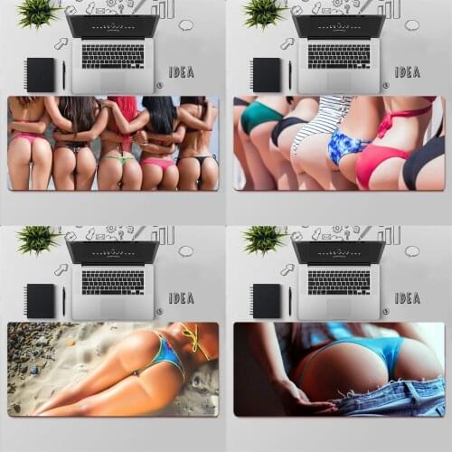 Gaming Mouse Pad Large Mouse Pad PC Gamer Computer Mouse Mat Big Mousepad Keyboard Desk Mat Sexy Girl Ass Bikini XXL Mause Pad
