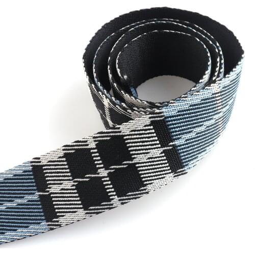 Plaid Webbing Strap Canvas Webbing Heavy Weight Webbing belt Leash Webbing for Totes,Backpacks Dog collar
