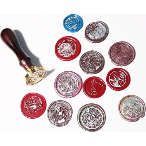 Lacquer Seal Head Retro DIY Invitation Envelope Seal Chapter Cartoon Anime Seal Mo Dao Zu Shi Seal Childrens Cute Stamp LB745