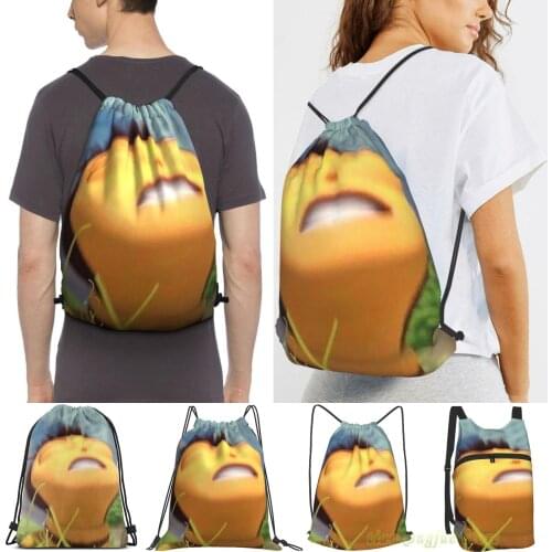 Honey Nut Cheerios Barry Benson - Bee Movie Meme Men Outdoor Travel Gym Bag Waterproof Drawstring Backpack Women Fitness Bags