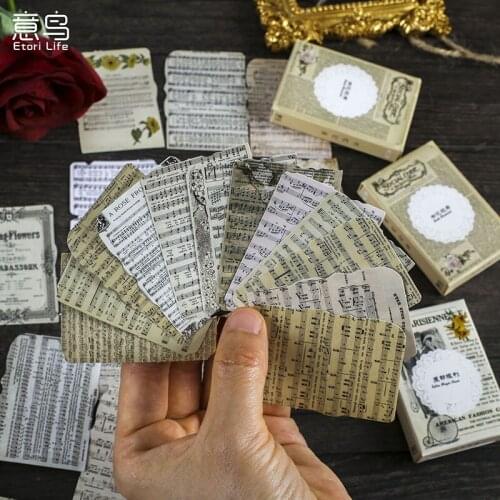 24 Pcs Vintage Newspaper Paper Sticker Set Scrapbooking Diy Stickers Decorative Label For Planner Album Art Craft Diary Journal
