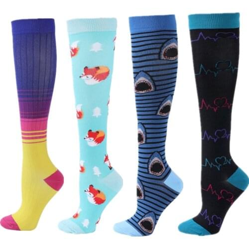 New Compression Socks Men Women Socks Golf Tube Best Graduated Outdoor Sports Nursing For Pregnant Edema Diabetes Varicose Veins