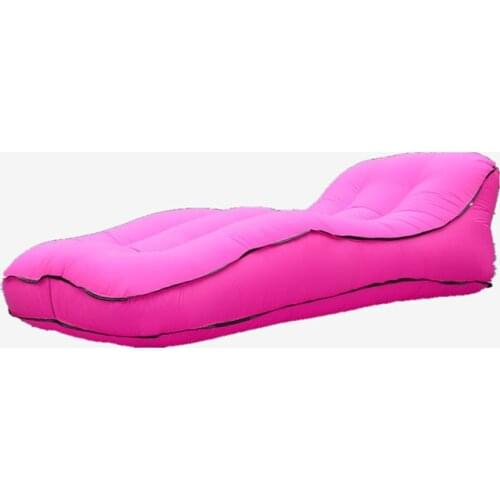 New Inflatable Sofa Bed 200*70*50 Single Lazy Lounger Lazy Sofa S-type Recliner Inflated Bed Outdoor Camping Mat