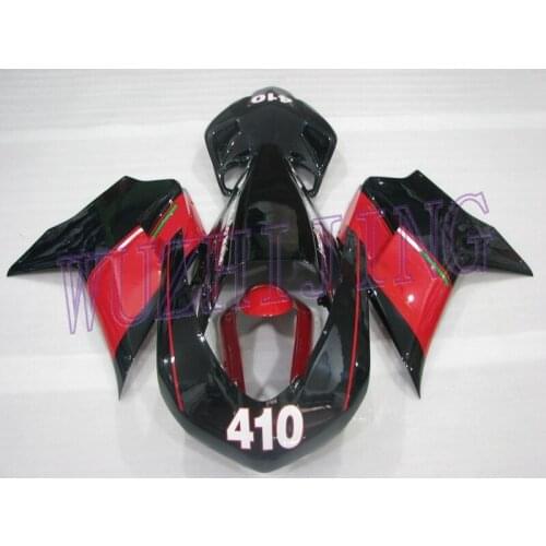 Fairings for DUCATI 1098 2007 Full Body Kits 848 2011 Racing Black Red Fairings for DUCATI 1098 2007 - 2011