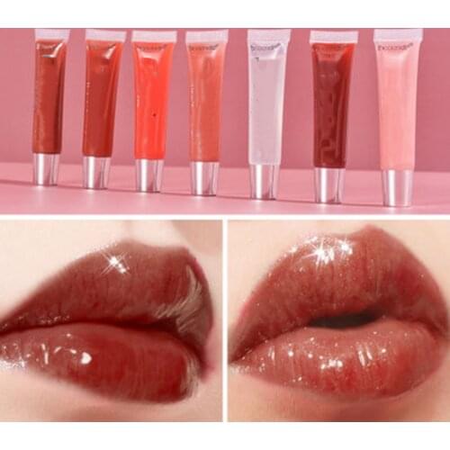 Clear Lip Gloss Moisturizing Nutritious Liquid Lipstick Plumping Lip Plumper Makeup Glitter Cherry Mineral Lip Gloss