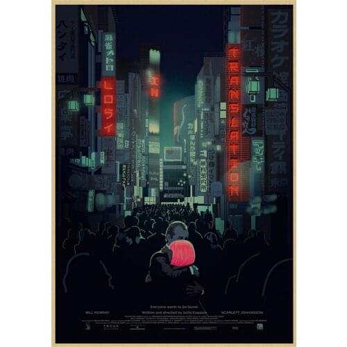 More style Lost in Translation Art Print Silk Poster Home Wall Decor 24x36inch