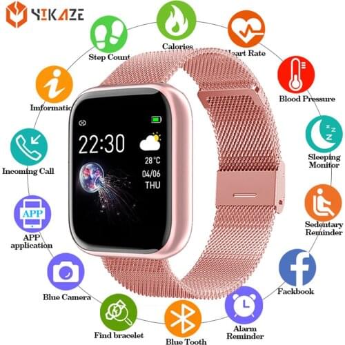 Smart Watch Sport Men Women Blood Pressure Heart Rate Fitness Tracker Bracelelt WhatsApp Smartwatch Watch For Android IOS PK P8