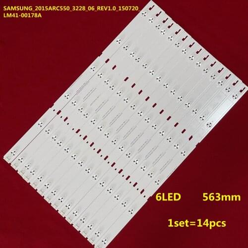 TV LED BAR- SAMSUNG_2015ARC550_3228_06_REV1.0_150720_LM41-00178A - 56.3 CM 6 LEDS TOTAL 14 PCS