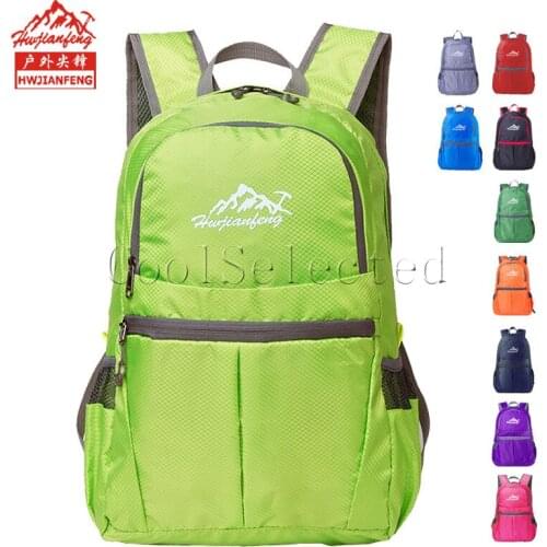 Outdoor Sports Portable Waterproof Folding mini backpacks bag Travel Camping Daily Backpacks Travel Women small backpack