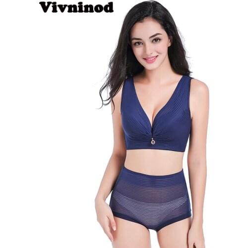 Plus Size Lingerie Set Bra Set Bralette Lace Underwear Women Sexy Push Up Women Set Big Size C D E 34-52 Cup Bra And Panties Set