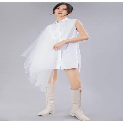 Vestido Longo Autumn Longo Time-limited Cotton Ruffles Short Sale New Dress Free Shipping Dresses 2021 Vest Shirt