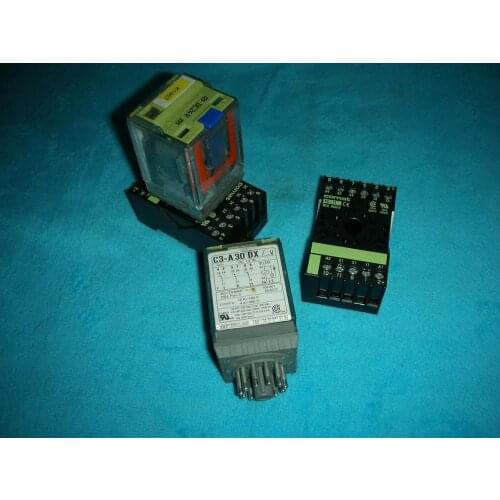 1PC USED Original Spanish RELECO relay C3-A30DX with base ec-11