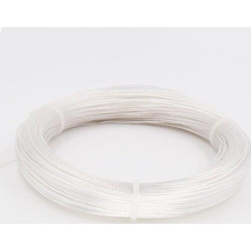 10M X Hifi audio Silver Plated 6N OCC Signal line Cable 0.12mm square wire